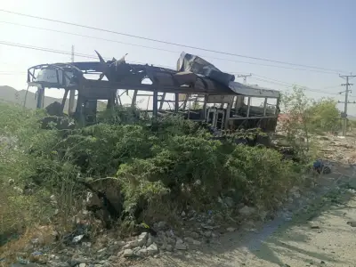 Suicide car bomber strikes a school bus in southwestern Pakistan, killing 4 children, officials say