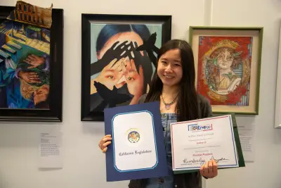 Branham High student wins first place for painting in student exhibit