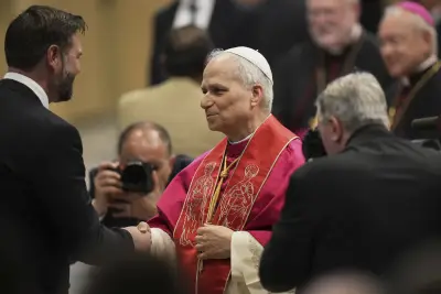Pope Leo XIV and JD Vance meet ahead of US-led diplomatic flurry to reach ceasefire in Ukraine