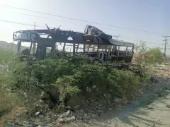 Suicide car bomber strikes a school bus in southwestern Pakistan, killing 4 children, officials say