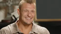 Rob Gronkowski bursts out laughing at joke about Bill Belichick’s 24-year-old girlfriend Jordon Hudson