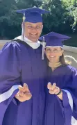Mom and son — donning matching sneakers — graduate from TCU together during special Mother’s Day weekend
